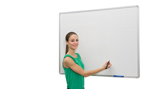 Anodised aluminium framed whiteboards which are ideal for all workplace and classroom environments.